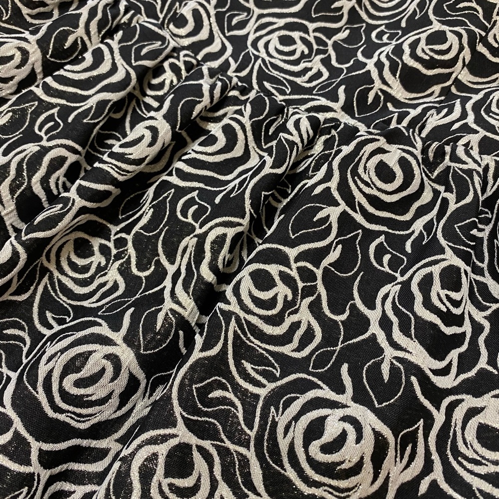 Black and gold rose glitter ✨ strapless dress - Picture 6 of 15